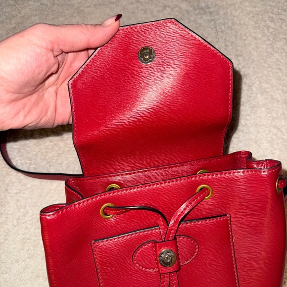 DKNY Scarlet Red Backpack - Picture 9 of 11